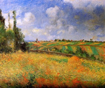 地味なシーン Painting - フィールド 1877 カミーユ ピサロ 風景